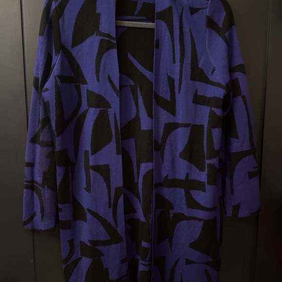Chico's Sweaters - Chico's Travelers Collection Jacquard Cardigan Size 0